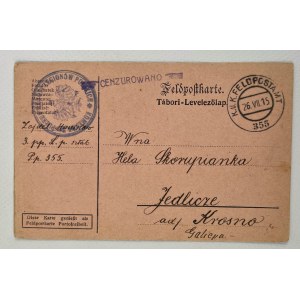 Pohľadnica - Korešpondencia z Legionowa - 1915