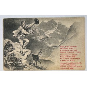 POCZTÓWKA PATRIOTYCZNA - Wiersz o Orle Białym - 1905