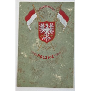 PATRIOTIC POCKET - Polnische Grüße - HINTERGRUND UND GOLDEN