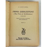 A.CONAN DOYLE - GIRDLESTONE COMPANY - Kompletní T.1-3 - Varšava 30. léta 20. století
