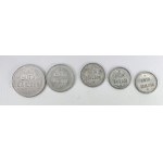 Münzen, Wertmarken - BAILDON Stahlwerk - Satz von 5 Stück - 5 gr - 1 zloty [Satz Nr. 1].