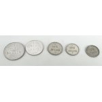 Münzen, Wertmarken - BAILDON Stahlwerk - Satz von 5 Stück - 5 gr - 1 zloty [Satz Nr. 2].