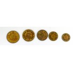 Coins, tokens - BAILDON smelter - Set of 5 pieces - No currency [Set No. 1].