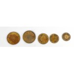 Münzen, Wertmarken - BAILDON Hütte - Satz von 5 Stück - Ohne Währung [Satz Nr. 2].