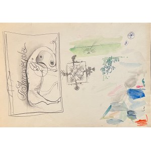 FRANCISZEK STAROWIEYSKI - Sketch, composition - 1970s