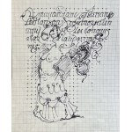 Franciszek STAROWIEYSKI - Kalligraphie - 1980er Jahre
