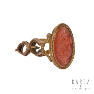 Stamped pendant, 2nd half of 19th century.