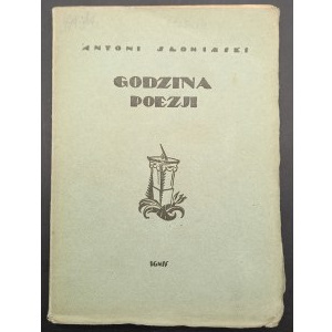 Antoni Słonimski Godzina poezji 1923 I wydanie