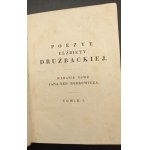 Poezye Elżbiety Drużbacka Volume I and II Leipzig 1837