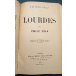 Emile Zola Lourdes Original Französisch Jahr 1894 1. Auflage