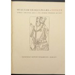 William Shakespeare Sonety Wydanie I