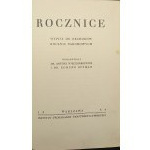 Dr. Antoni Wieczorkiewicz Dr. Edmund Oppman Anniversaries Excerpts to celebrate national anniversaries Year 1934