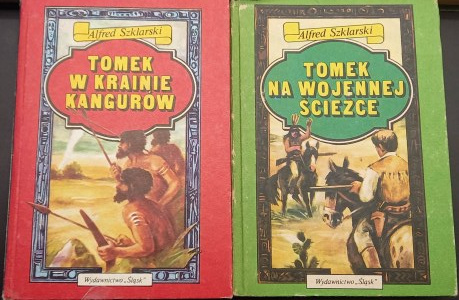 Alfred Szklarski Tomek (...) Zestaw 8 książek przygodowych Ilustracje Józef Marek Wydanie X