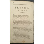 Homer Iliada Tom I Edycya III Rok 1827 Z uwagami