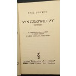 Emil Ludwig Syn człowieczy Wydanie I okł. Karol Hiller