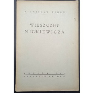 Stanisław Pigoń Wieszczby Mickiewicza