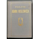 Poezye Adama Mickiewicza Nowe wydanie z życiorysem autora skreślonym przez Piotra Chmielowskiego Tom I-IV