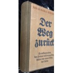 Erich Maria Remarque Der weg zuruck The Way Back 1931 1st edition