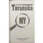 Teresa Torańska MY s autogramem autorky
