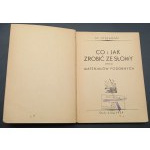 St. Stefański Co i jak zrobić ze słomy oraz materjałów podobnych Rok 1934