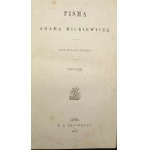 Adam Mickiewicz Pisma Księgi pielgrzymstwa Publicystyka Tom V Rok 1862