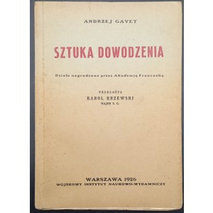 Andrzej Gavet Sztuka dowodzenia Rok 1926