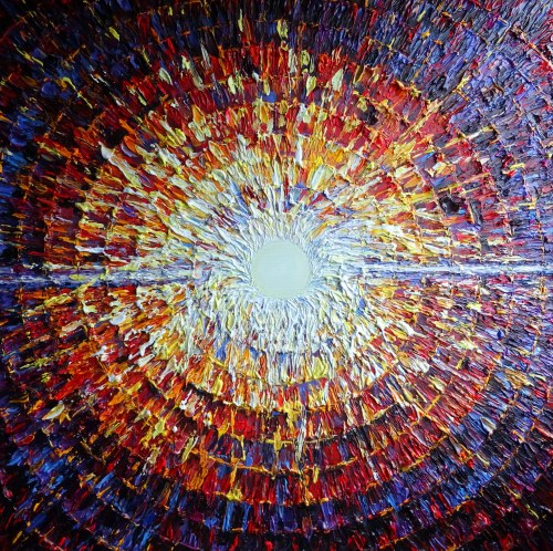 Magdalena Barczyk - Kurus ( 1985 ), z cyklu Intymność światła - Supernova flare, 2022