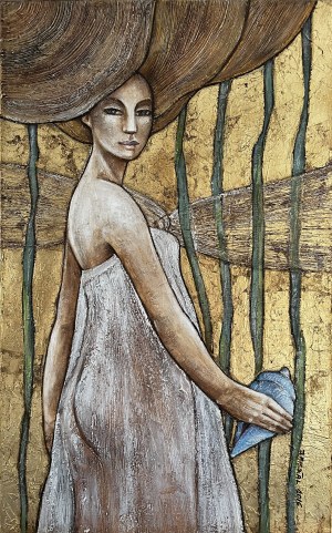 Joanna Misztal ( 1967 ), Powiew od morza i błękitna muszla, 2016