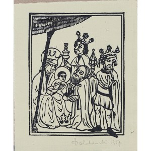 Zbigniew Dolatowski, Adoration of the Three Kings, 1957