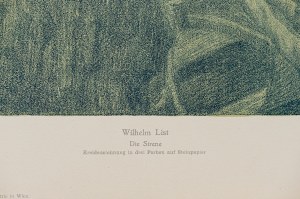 Wilhelm List (1864-1918), Syreny, Wiedeń, ok. 1910