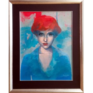 Agnieszka Sitko, Girl with red hair, 2014