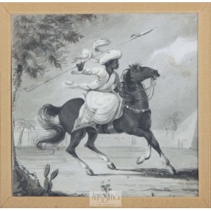 Julian Karczewski (1806–1833), Turek na koniu