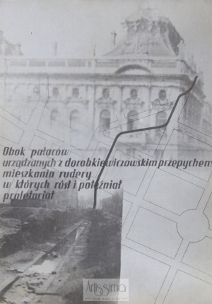 Władysław Strzemiński, Fotokopia plakatu propagandowego, l. 50. XX w.