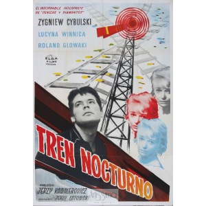 Plakat filmowy Tren nocturno (Pociąg), Argentyna, 1959–1961