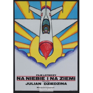 Andrzej Krajewski, Plakat filmowy Na niebie i na ziemi, 1973