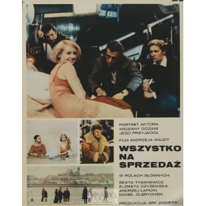 Plakat filmowy Wszystko na sprzedaż, 1968