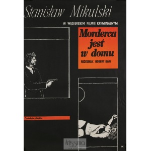 Marian Stachurski, Plakat filmowy Morderca jest w domu, 1971