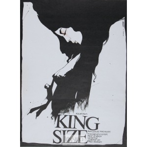 Zdenek Vlach, Plakat filmowy King Size (Kingsajz), Czechosłowacja, 1988