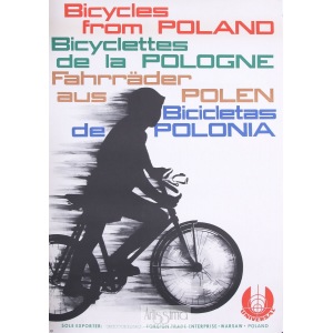 Władysław Przystański, Plakat reklamowy Bicycles from Poland
