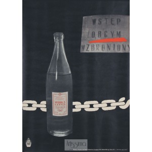 Władysław Przystański,Plakat BHP Wstęp obcym wzbroniony, 1961