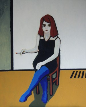 Bartłomiej Załucki (ur. 1979), Cigarette break, 2022