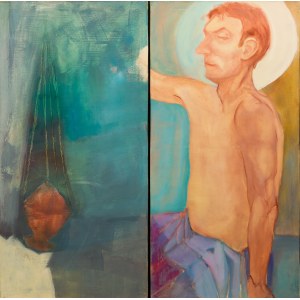 Lukasz Szostkiewicz (b. 1988), Adam's Mystique, from the series: Tempus fugit. Memento mori, diptych, 2013