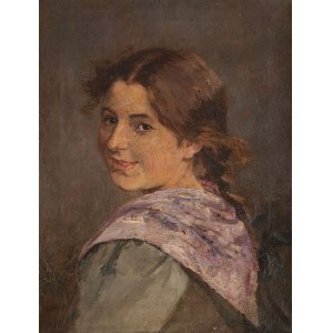 STUDY OF A GIRL, ca. 1900