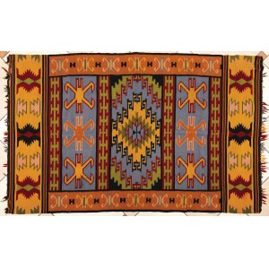 KILIM IN ART DECO STYLE, Poland, circa 1930.