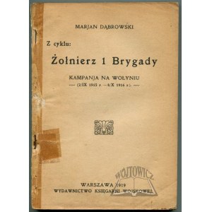 DĄBROWSKI Marjan, Z cyklu: Żołnierz 1 Brygady. Kampanja na Wołyniu (2.IX. 1915 r. 0 8.X. 1916 r.)