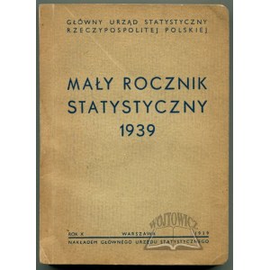 MAŁY Rocznik Statystyczny 1939.