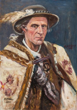 Roman Wilkosz (1895 Kraków - 1967 Kalwaria Zebrzydowska), Portert bacy, 1932 r.