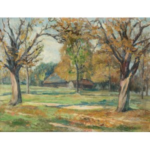 Zdzisław Przebindowski (1902 Kraków - 1986 there), Autumn Landscape