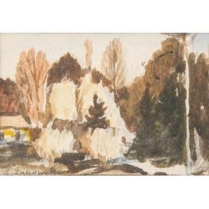 Stanisław Żukowski (1911 Vilnius-1983 Gdańsk), Herbstlandschaft