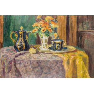 MN (1st half of the 20th century), Still life with cup and jug. l. 1930s.